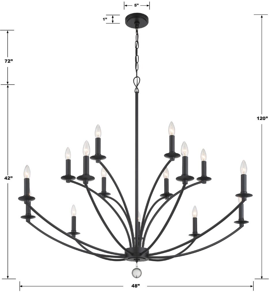Mila 48" Chandelier