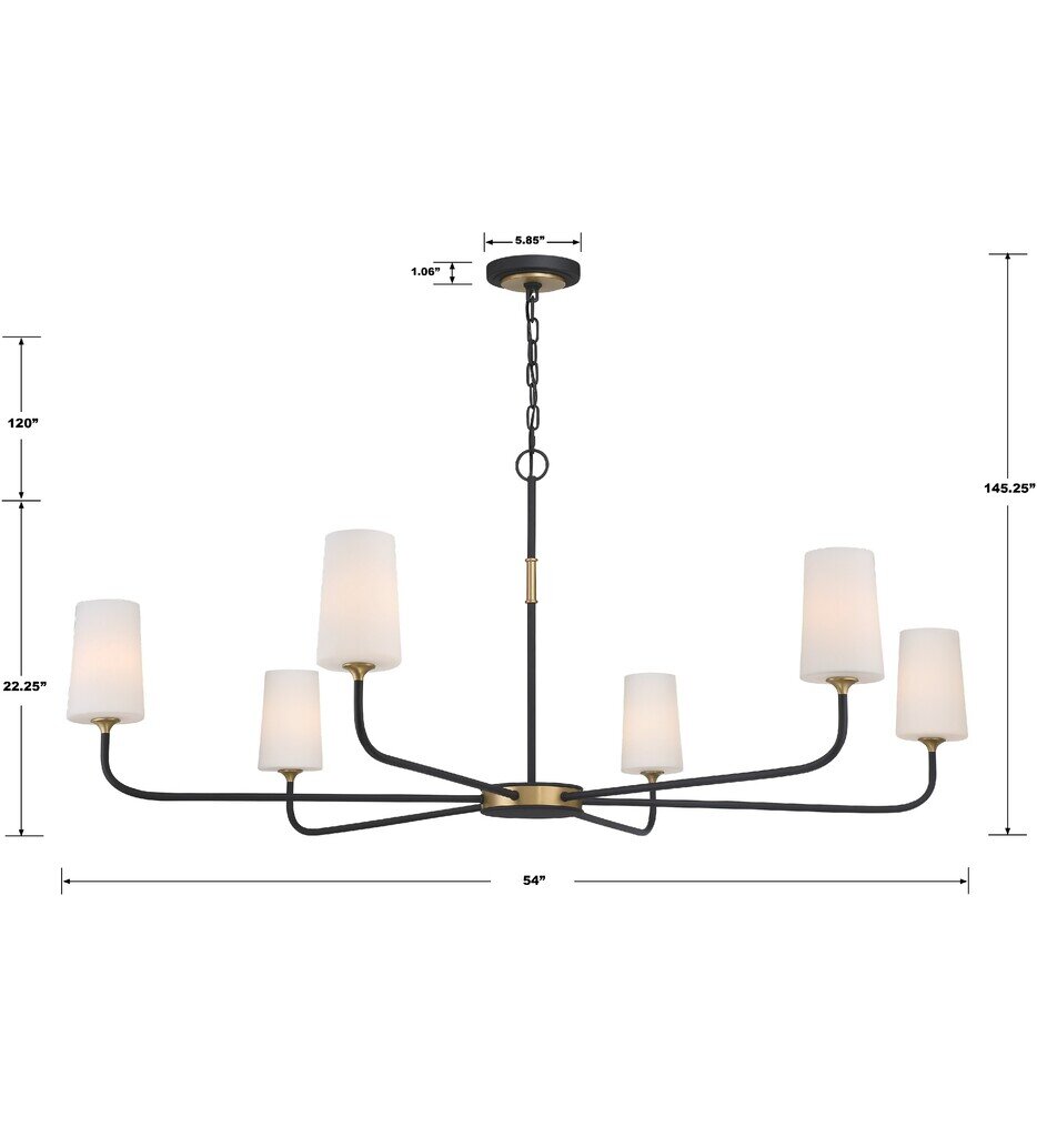 Niles 54" Chandelier