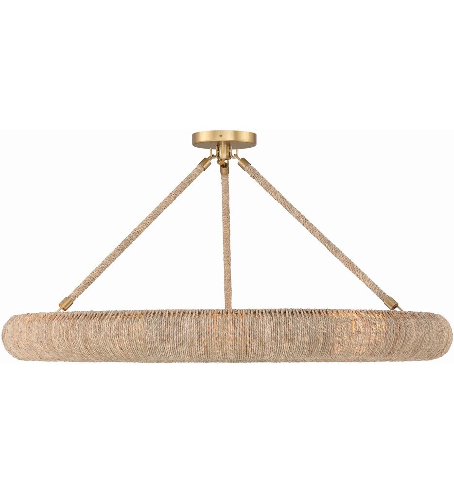 Oakley 32" Semi-Flush Mount