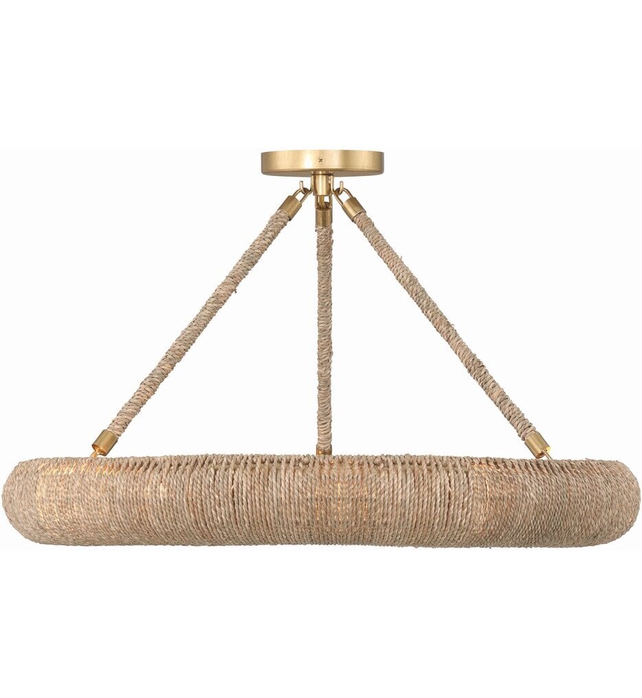 Oakley 32" Semi-Flush Mount