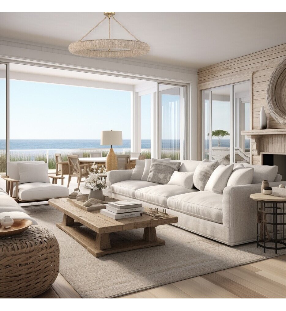 Oakley 32" Semi-Flush Mount