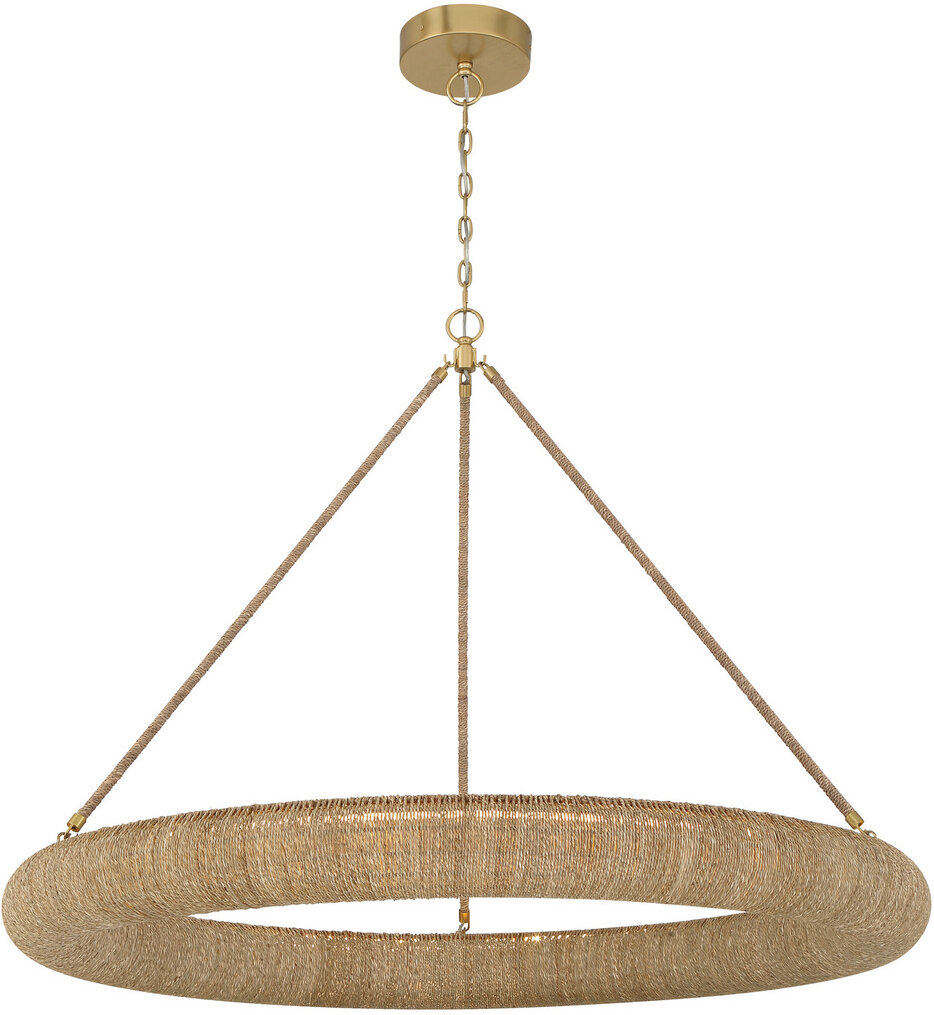 Crystorama - OAK-7539-SG - Oakley 48-Inch Chandelier