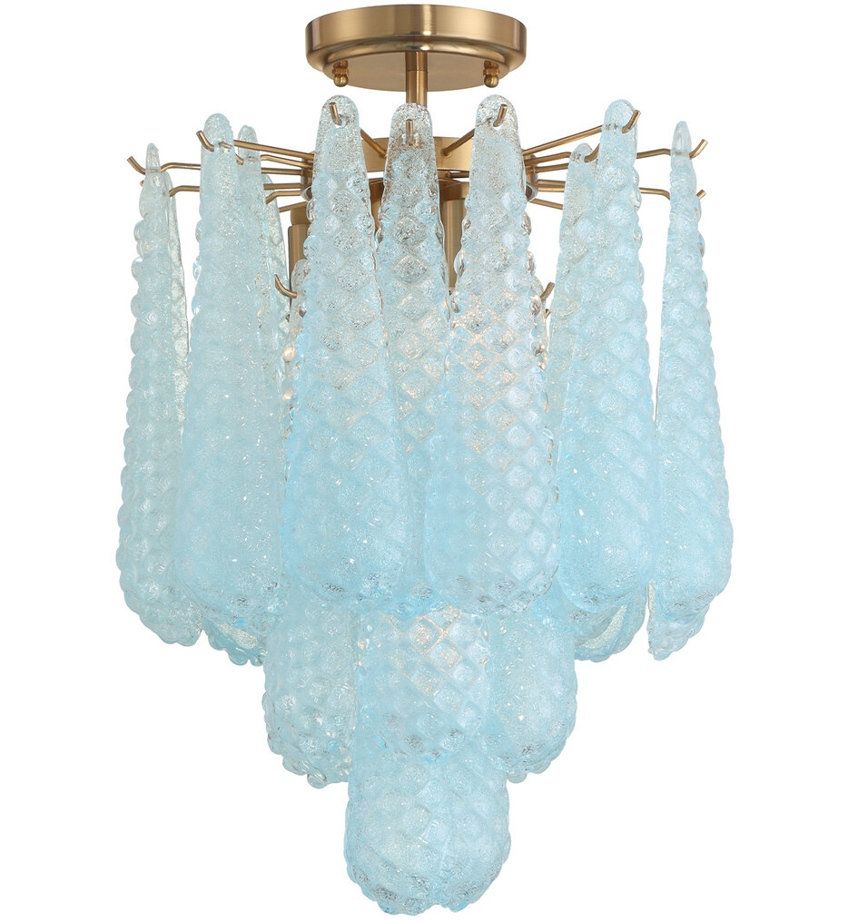 Crystorama - Ollie 14.25" Semi-Flush Mount
