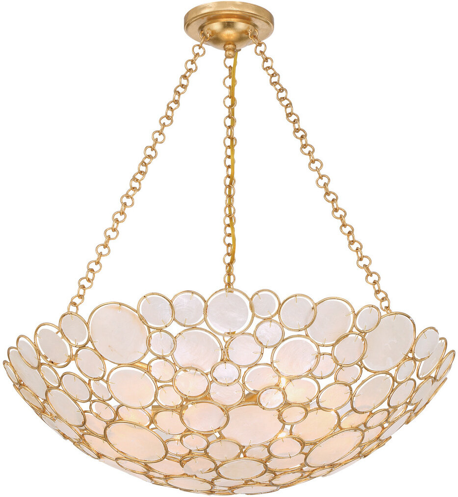 Crystorama - PAL-525-GA - Palla 24.5-Inch Chandelier