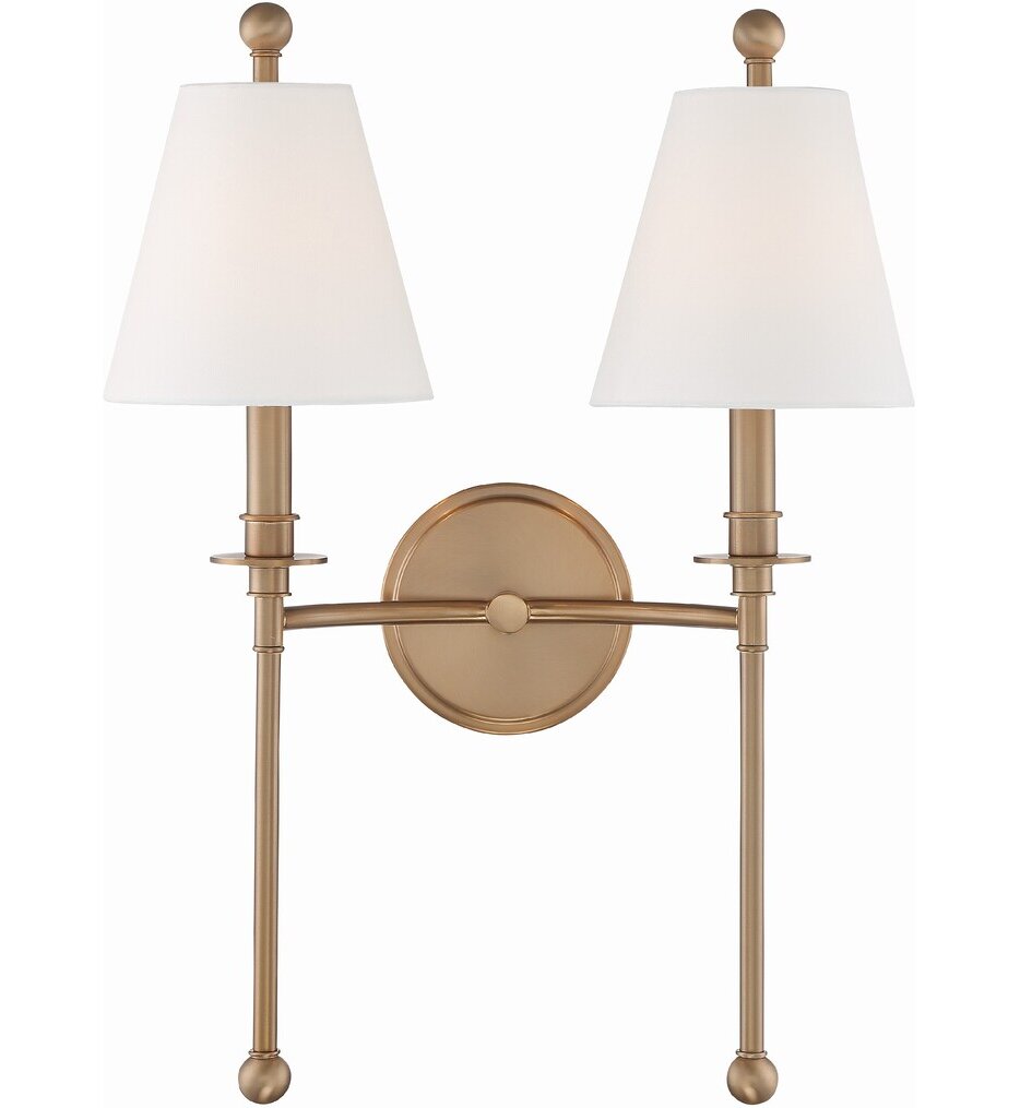 Crystorama - Riverdale 15" Wall Sconce