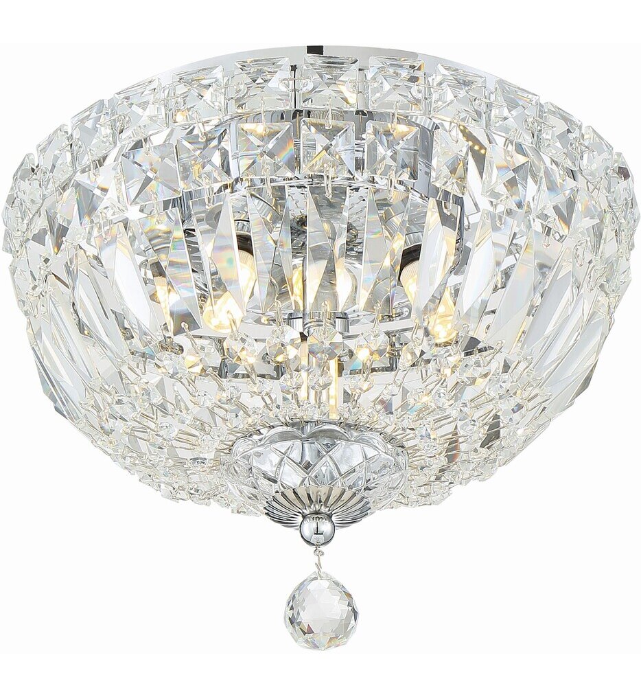 Crystorama - ROS-A1003-CH-CL-MWP - Roslyn 10" Flush Mount