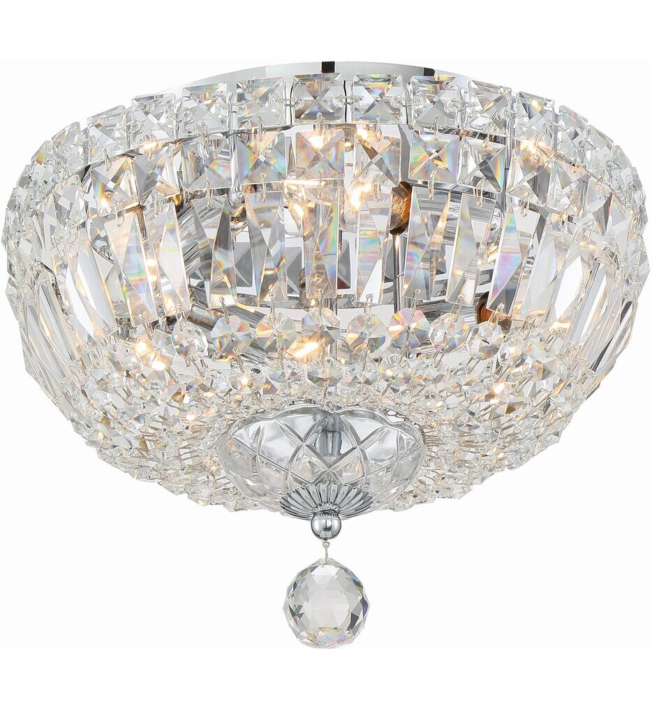 Crystorama - ROS-A1004-CH-CL-MWP - Roslyn 12" Flush Mount