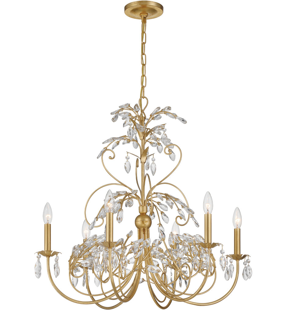 Crystorama - SDE-4926-GA - Sadie 29" Chandelier