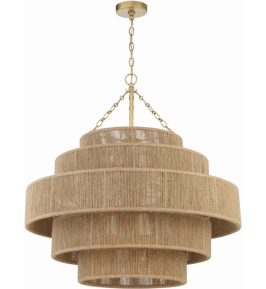 Crystorama - SHY-10909-SG - Shyla 32" Chandelier