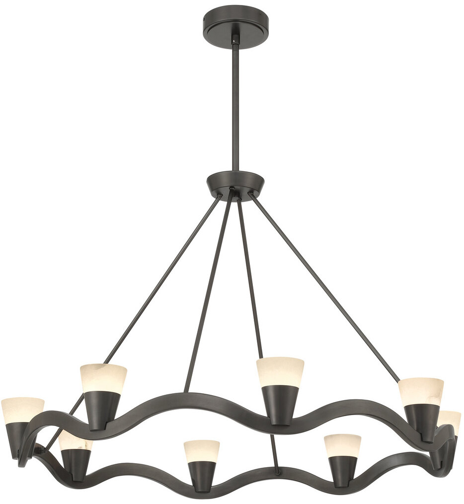 Crystorama - VNC-6508-NB - Vance 39-Inch Chandelier