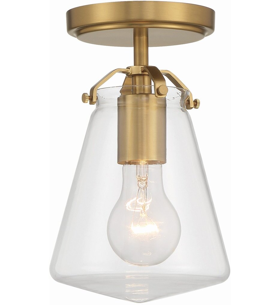 Crystorama - Voss 5.75" Semi-Flush Mount