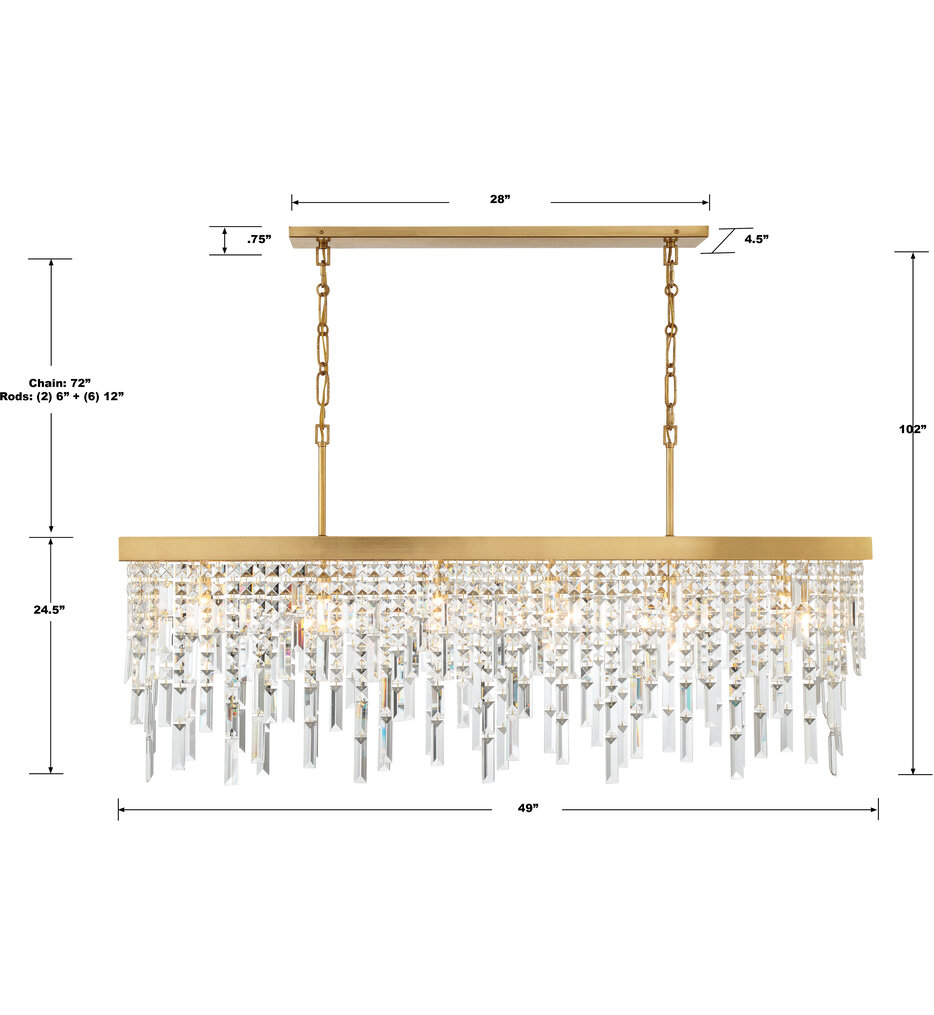 Winfield 49" Chandelier