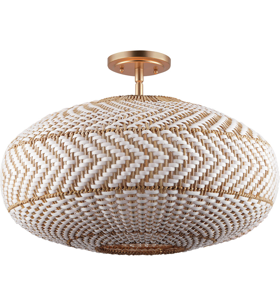 Zanzibar 22" Semi-Flush Mount