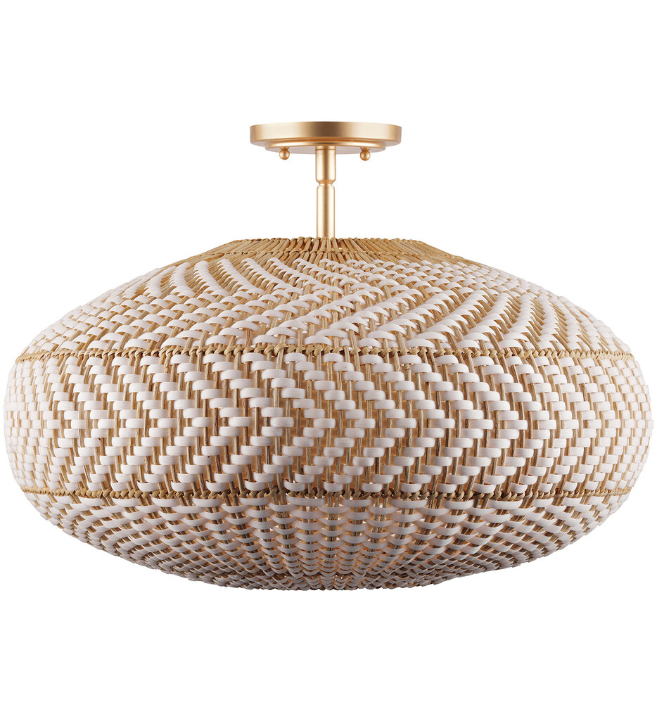 Zanzibar 22" Semi-Flush Mount