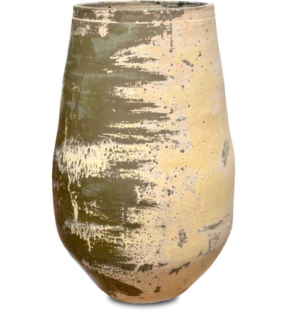 Currey & Company - Capaci Antique Blue Drip Planter