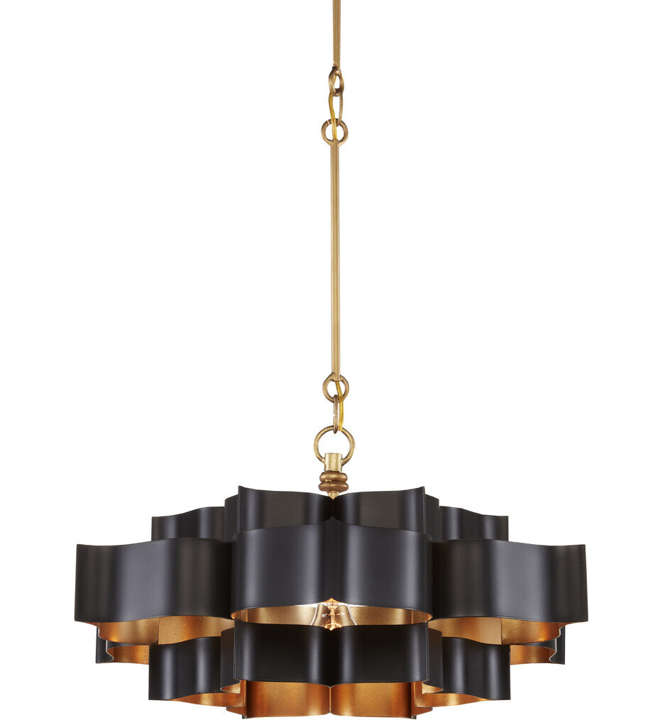 Currey & Company - Grand Lotus 20.25" Chandelier | Lamps.com