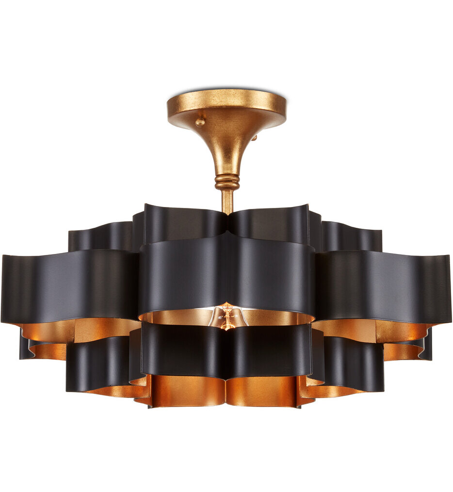 Currey & Company - Grand Lotus 20.25" Chandelier | Lamps.com