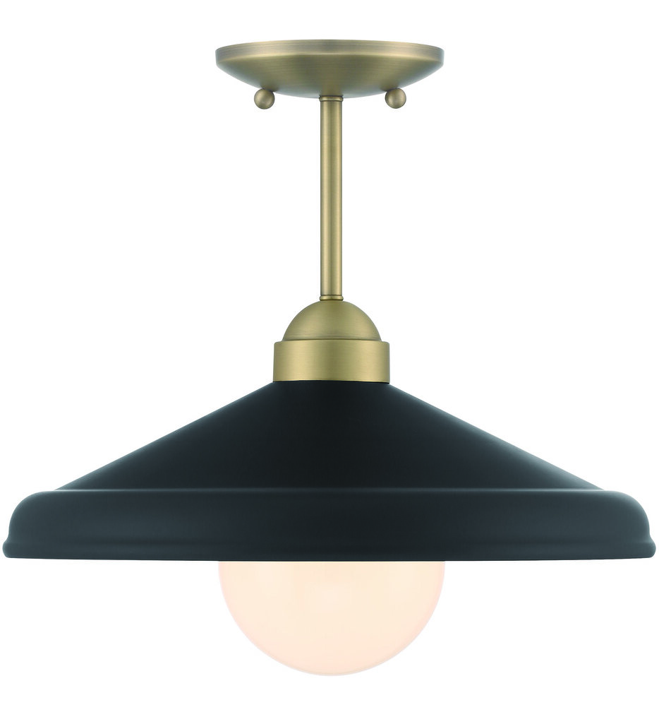 Lumanity - Brooks 14" Semi-Flush Mount