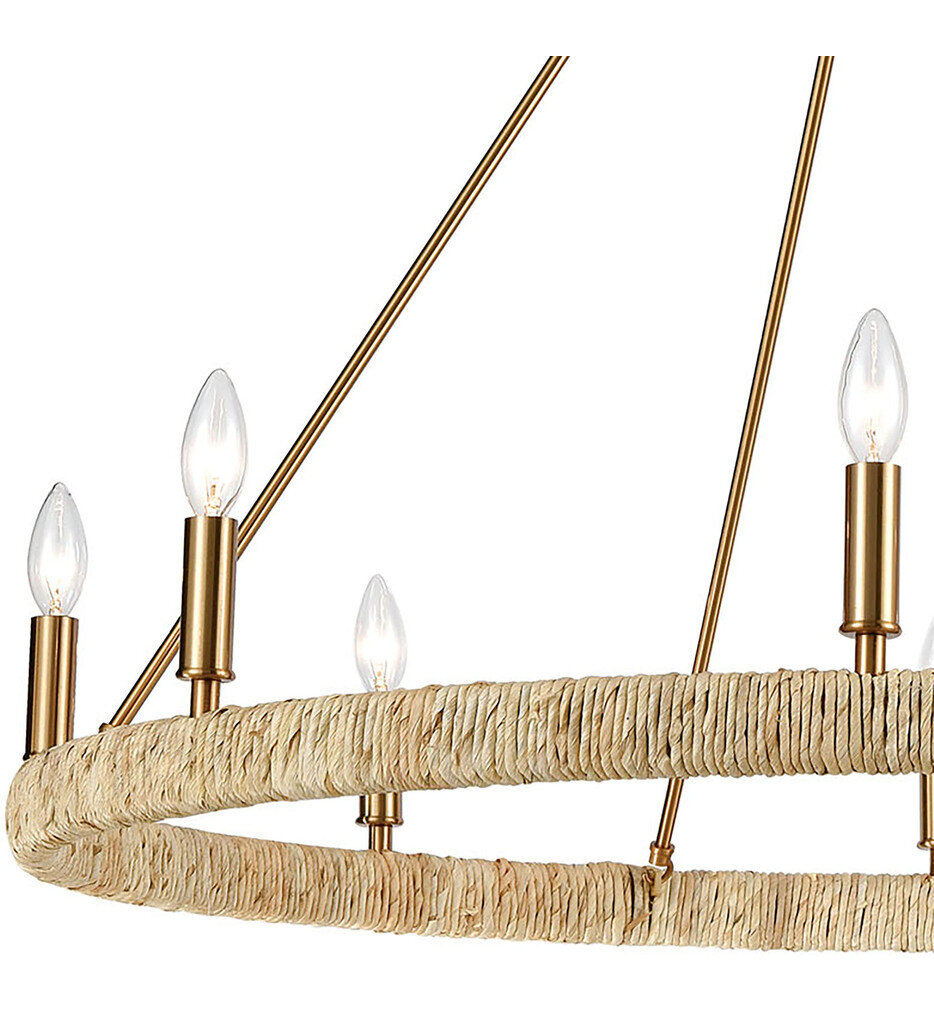Abaca 36" Chandelier