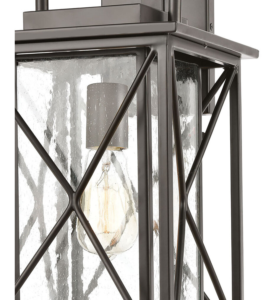 ELK Lighting 46751/1 Carriage Light 17" Outdoor Wall Sconce