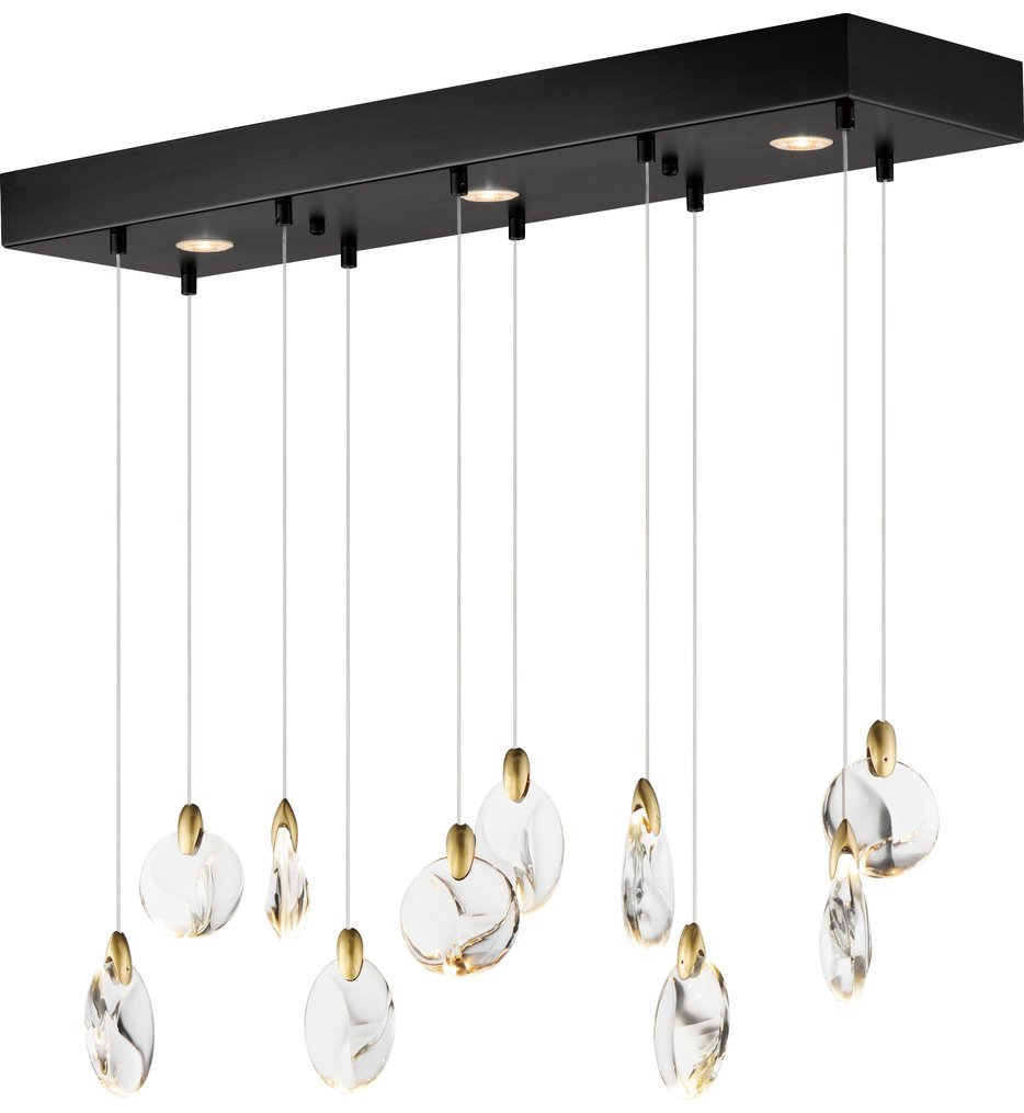 ET2 - E11076-122BKPG - Pebble 35.5" Pendant