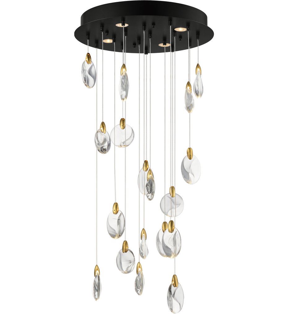 ET2 - E11079-122BKPG - Pebble 21.75" Pendant