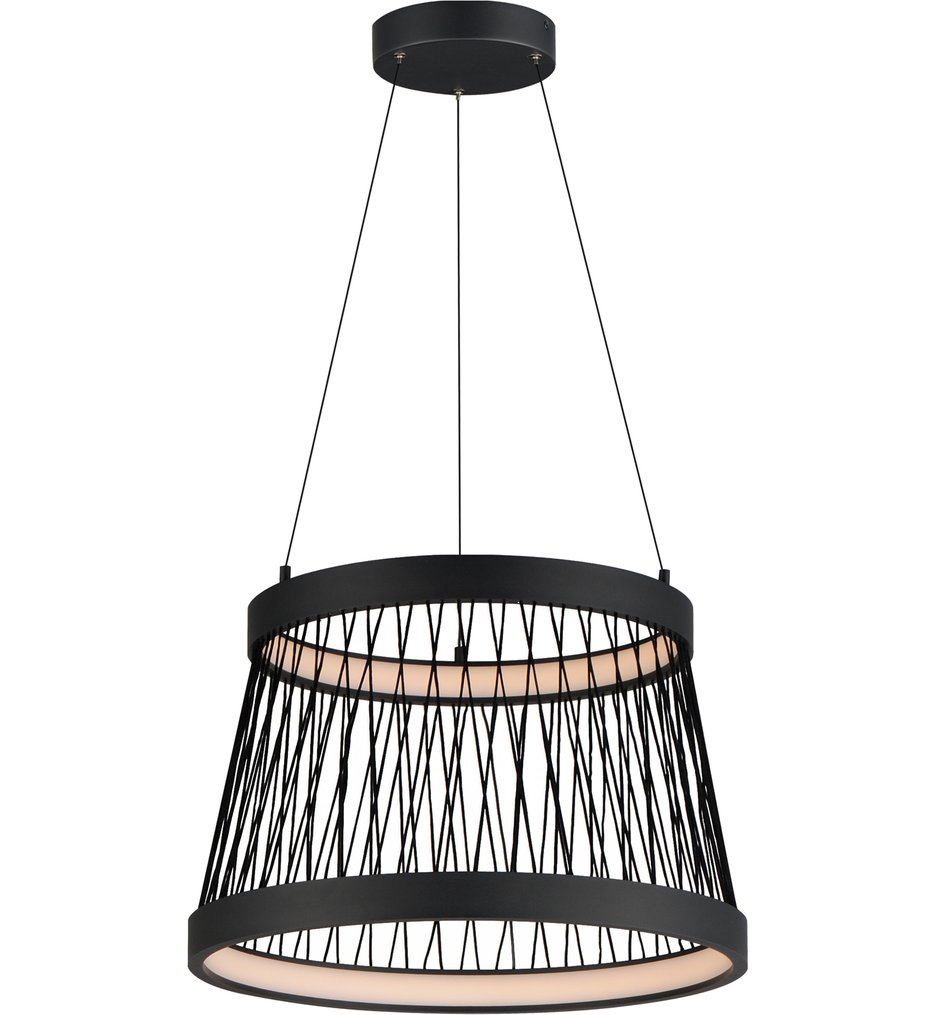 ET2 - E20982-BK - Loom 18.75" Pendant