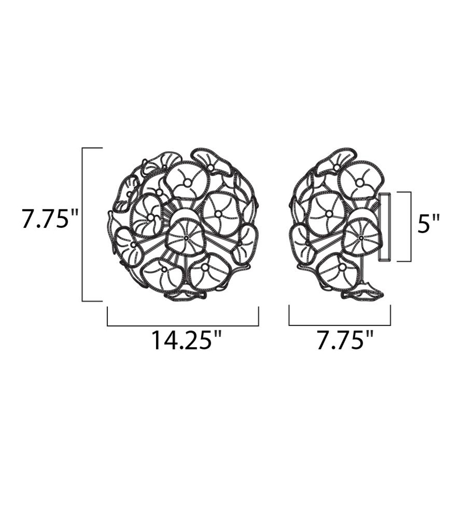 Cassini 14.25" Flush Mount