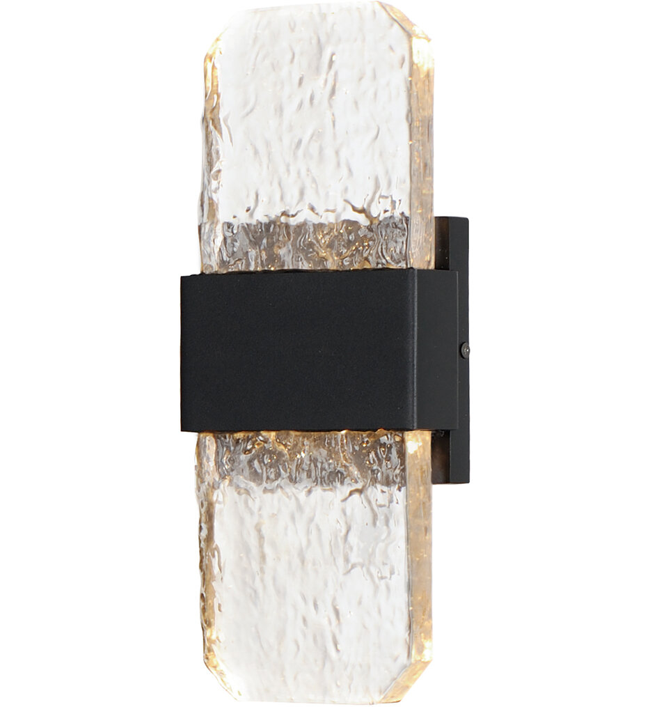 ET2 - E30132-24BK - Rune 12" Outdoor Wall Sconce