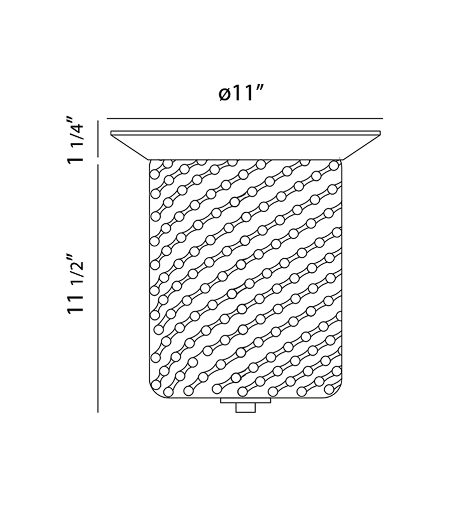 Elli 11" Flush Mount