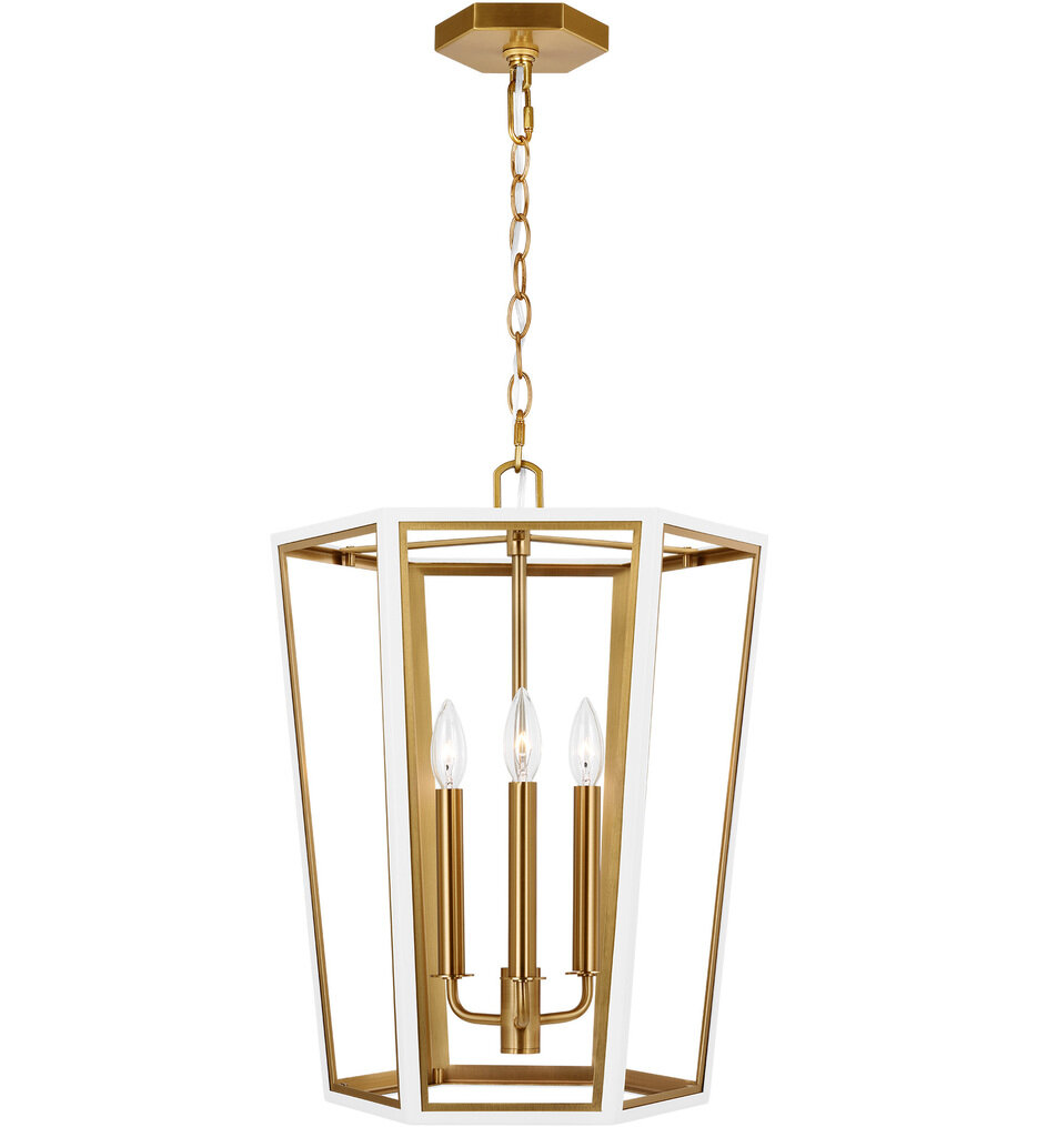 Visual Comfort Studio - AC1083MWTBBS - Curt 16" Chandelier