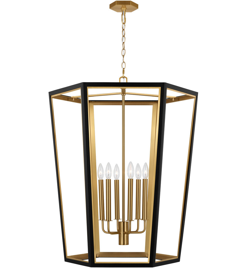 Visual Comfort Studio - AC1106MBKBBS - Curt 26.625" Chandelier