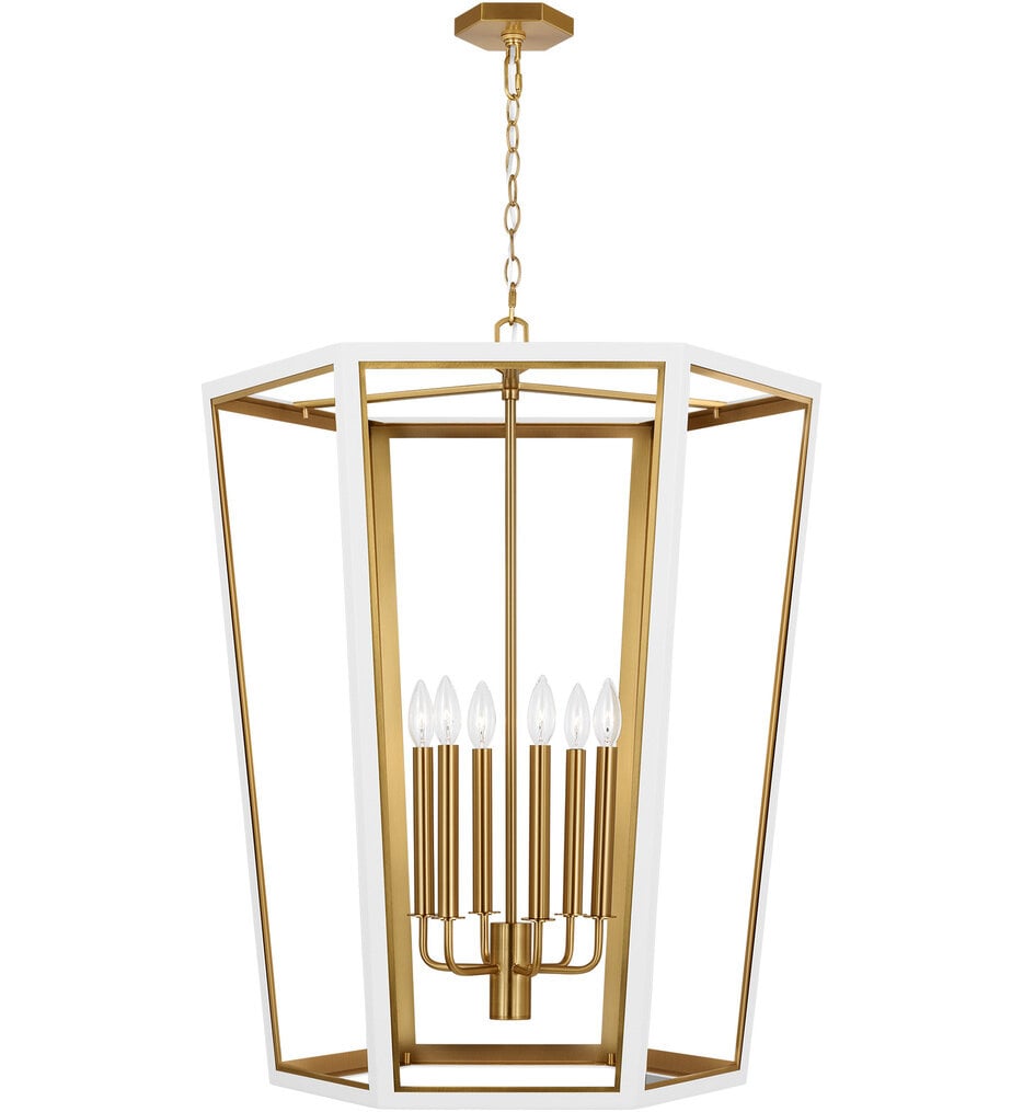 Visual Comfort Studio - AC1106MWTBBS - Curt 26.625" Chandelier