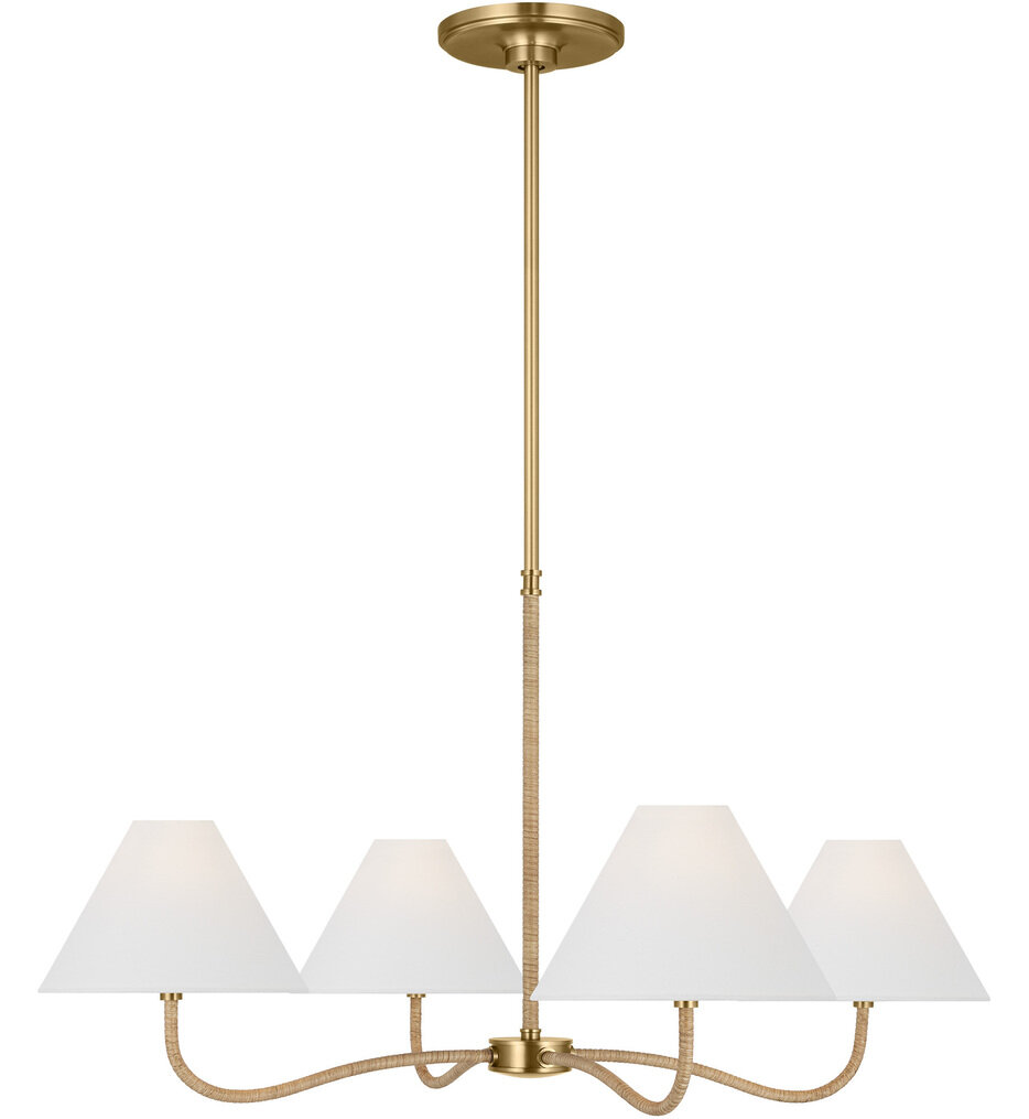 Visual Comfort Studio - CC1704BBS - Chapman & Myers - Laguna 35" Chandelier