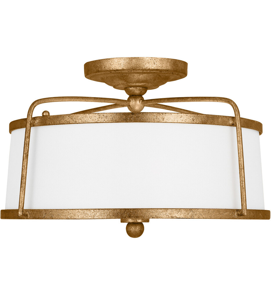 Visual Comfort Studio - CF1102ADB - Stonington 14" Semi-Flush Mount