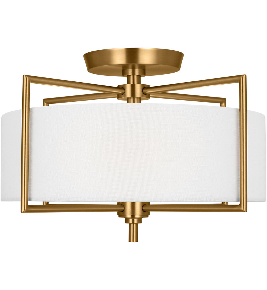 Visual Comfort Studio - CF1122BBS - Perno 15" Semi-Flush Mount