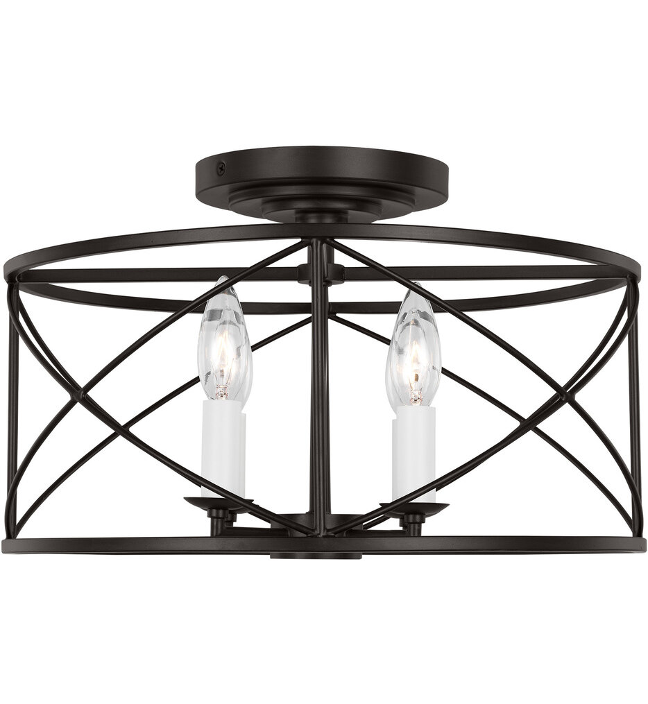 Visual Comfort Studio - Chapman & Myers - Beatrix 15" Semi-Flush