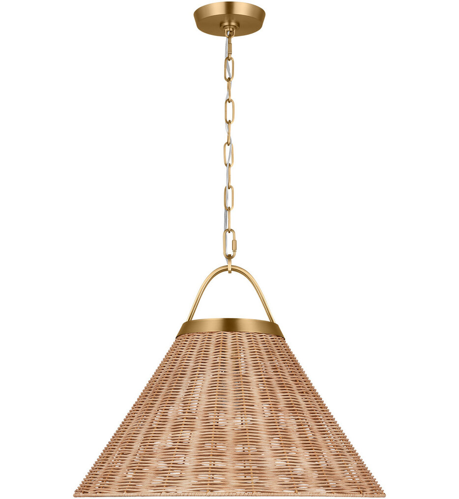 Visual Comfort Studio - CP1431BBS - Chapman & Myers - Whitby 22" Pendant