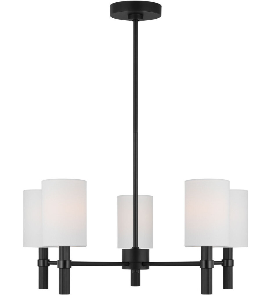 Visual Comfort Studio - DJC1135MBK - Manor 24" Chandelier