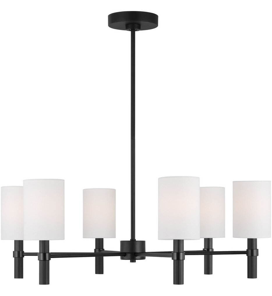 Visual Comfort Studio - DJC1146MBK - Manor 30" Chandelier