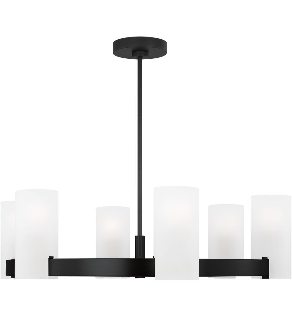 Visual Comfort Studio - DJC1166MBK - Rhode 30" Chandelier