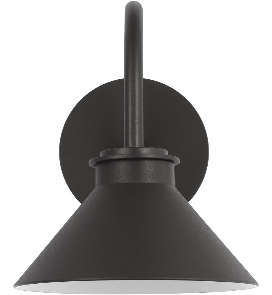 Modern Barn Light 10.5" Outdoor Wall Sconce