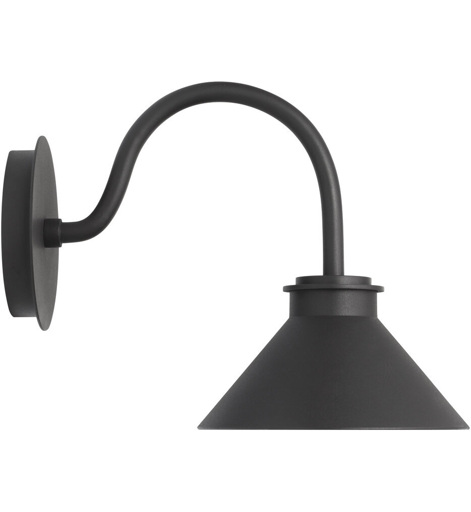 Modern Barn Light 10.5" Outdoor Wall Sconce