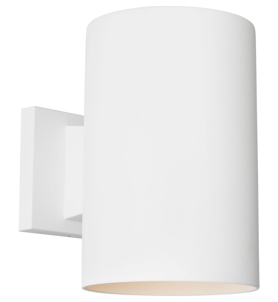 Visual Comfort Studio - SLO1161OTW - Outdoor Cylinders 9-inch Outdoor Wall Sconce