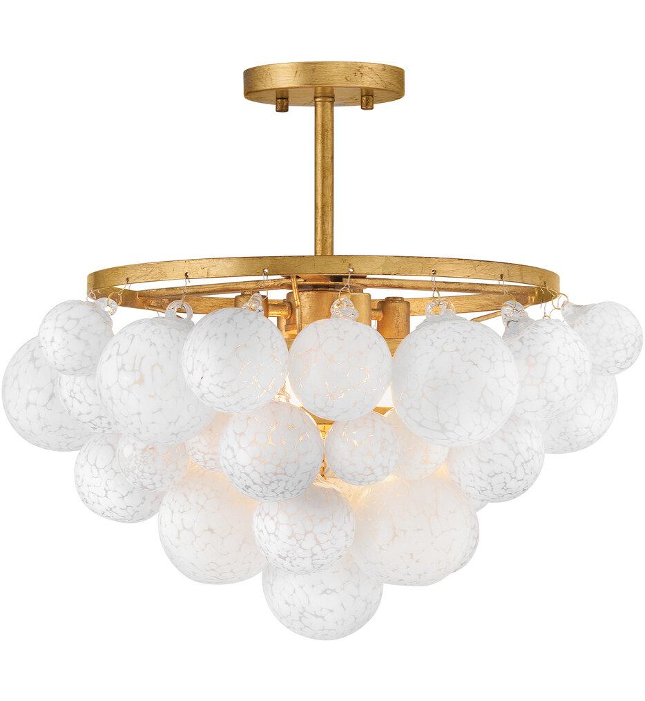 Marabel 20.5" Semi-Flush Mount