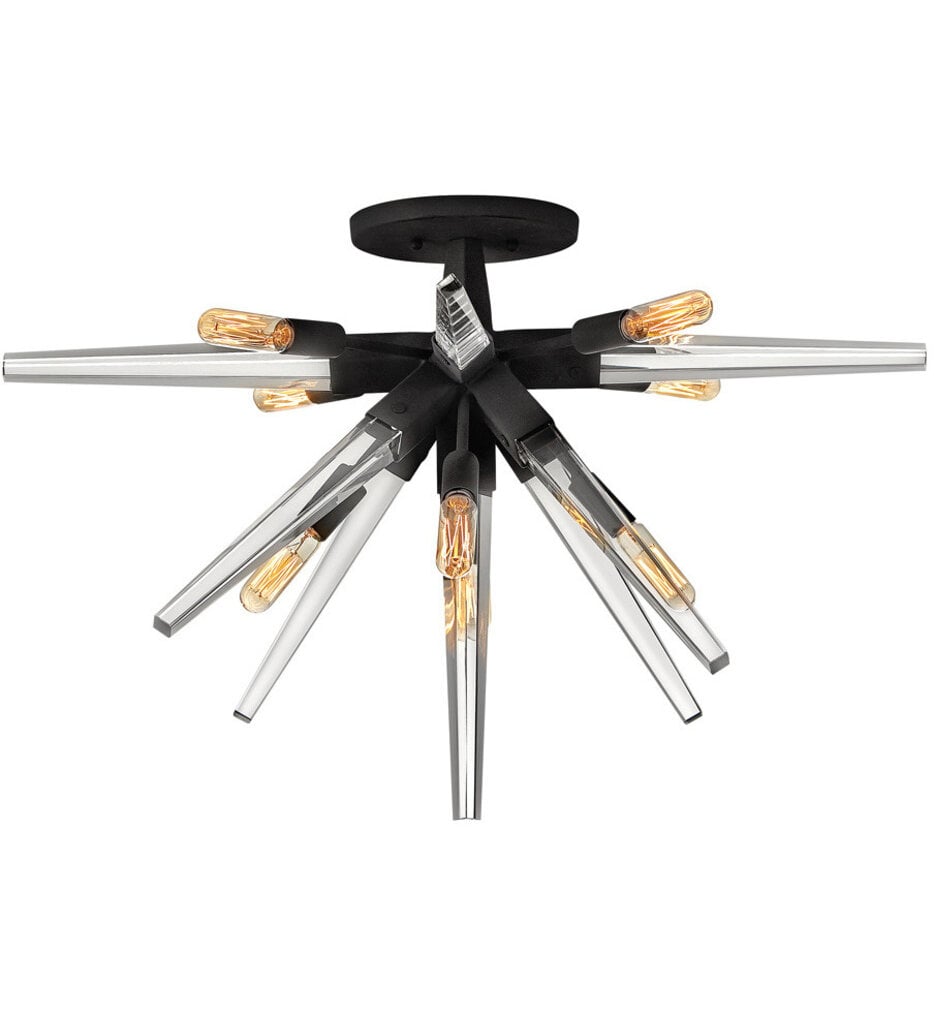 Ariel 26" Semi-Flush Mount