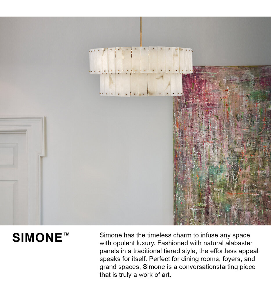 Simone 17.5" Semi-Flush