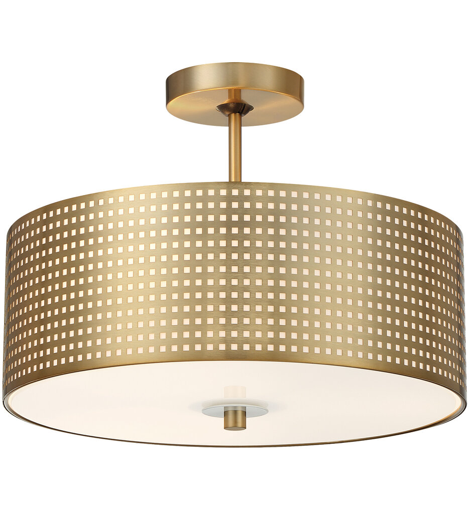 Grid 16" Semi-Flush
