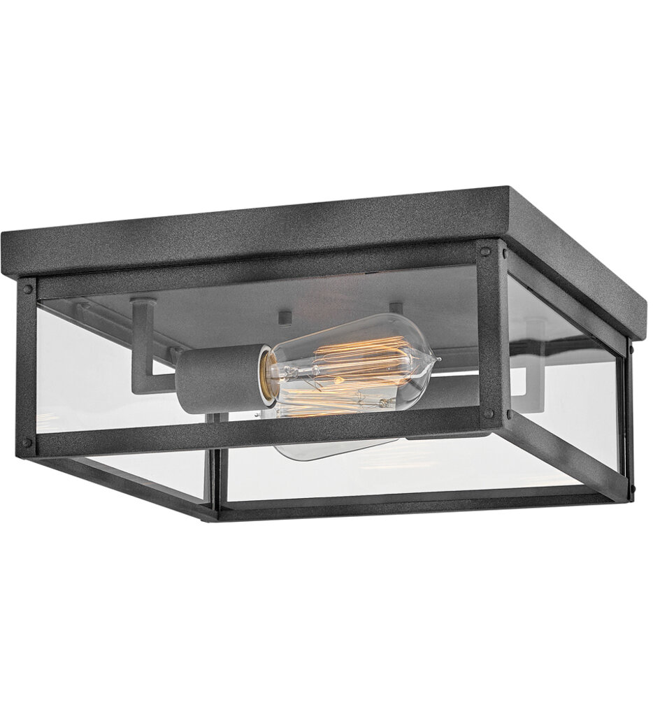 Hinkley Lighting - Beckham 12" Outdoor Flush Mount