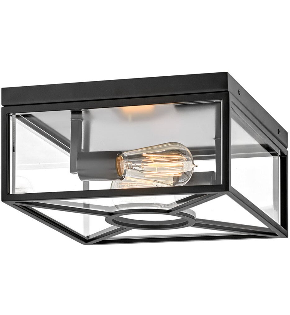 Brixton 12" Outdoor Flush Mount